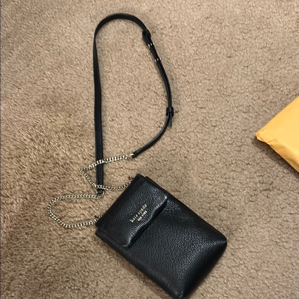 Kate Spade Black Leather Crossbody Bag